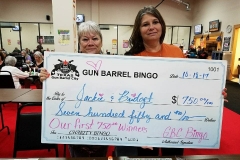 Gun Barrel Bingo winner!